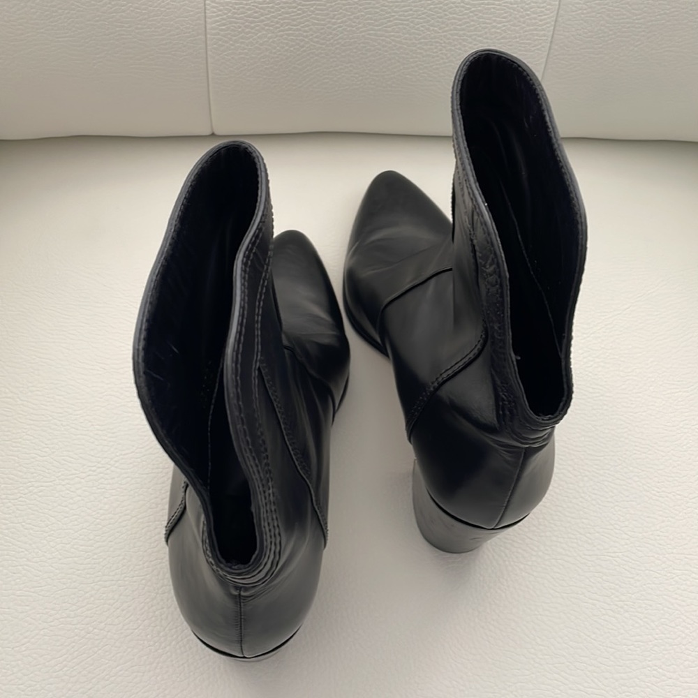 CHANEL Black Calfskin Short Boots - Picture 10 of 15